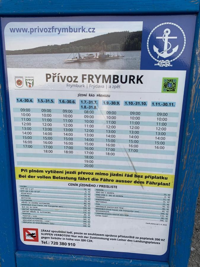 Ubytovani Hanka V Pokoji S Bakonem C408 Frymburk Buitenkant foto